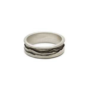 Ready to ship Adirondack Layer Ring -Oxidized Sterling