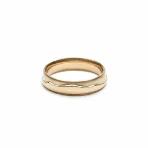 Gold Mansfield & Camel's Hump Silhouette Ring