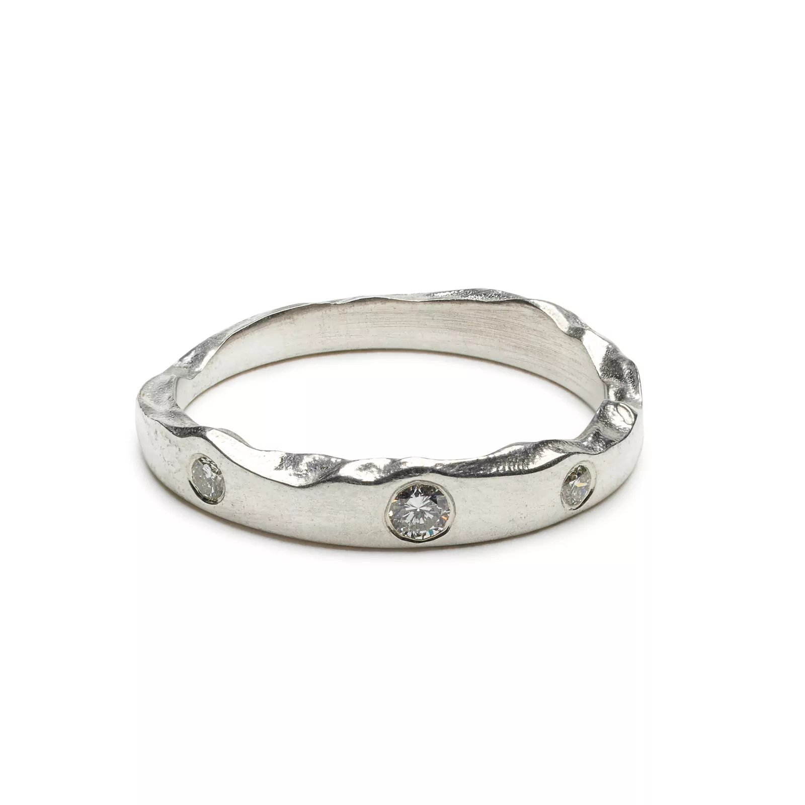 Wide Diamond Princess ring – Firstpeoplesjewelers.com