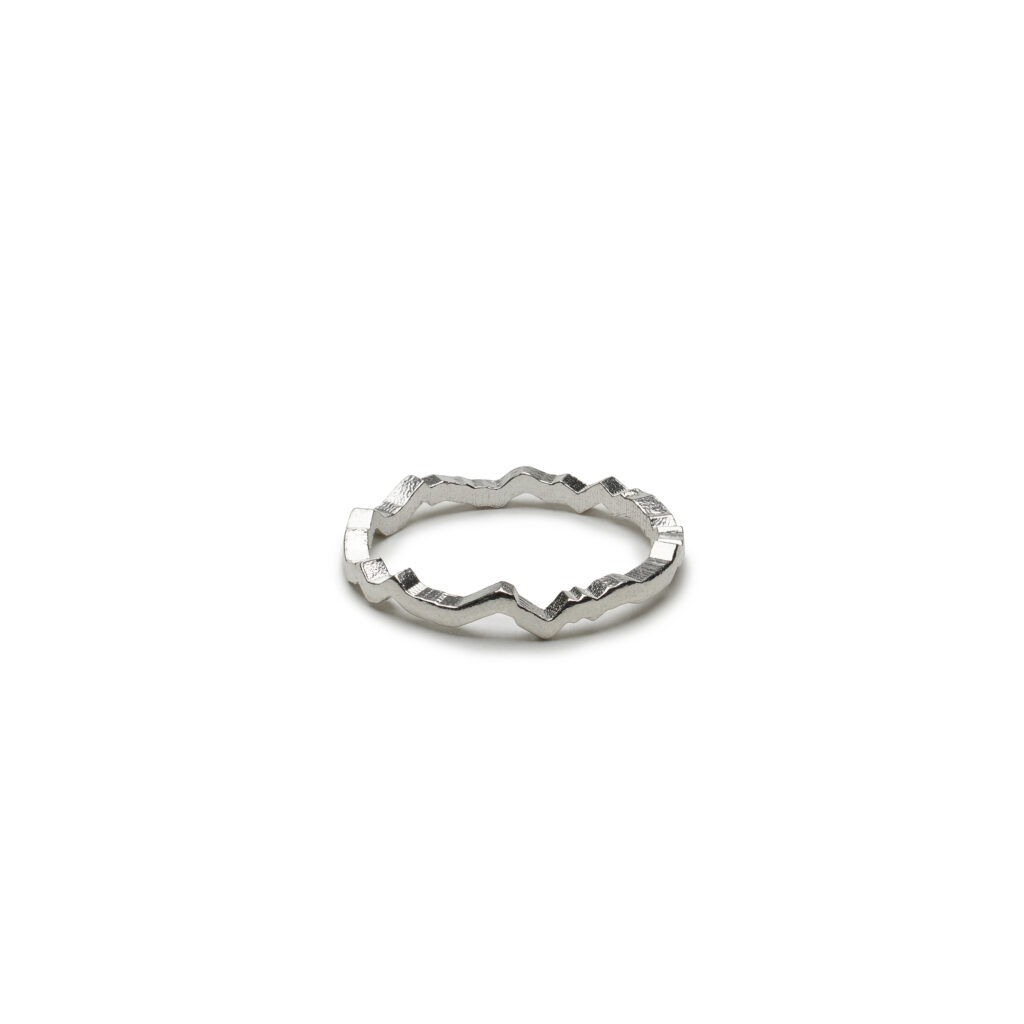 Ring depicting the John Muir Trail elevation