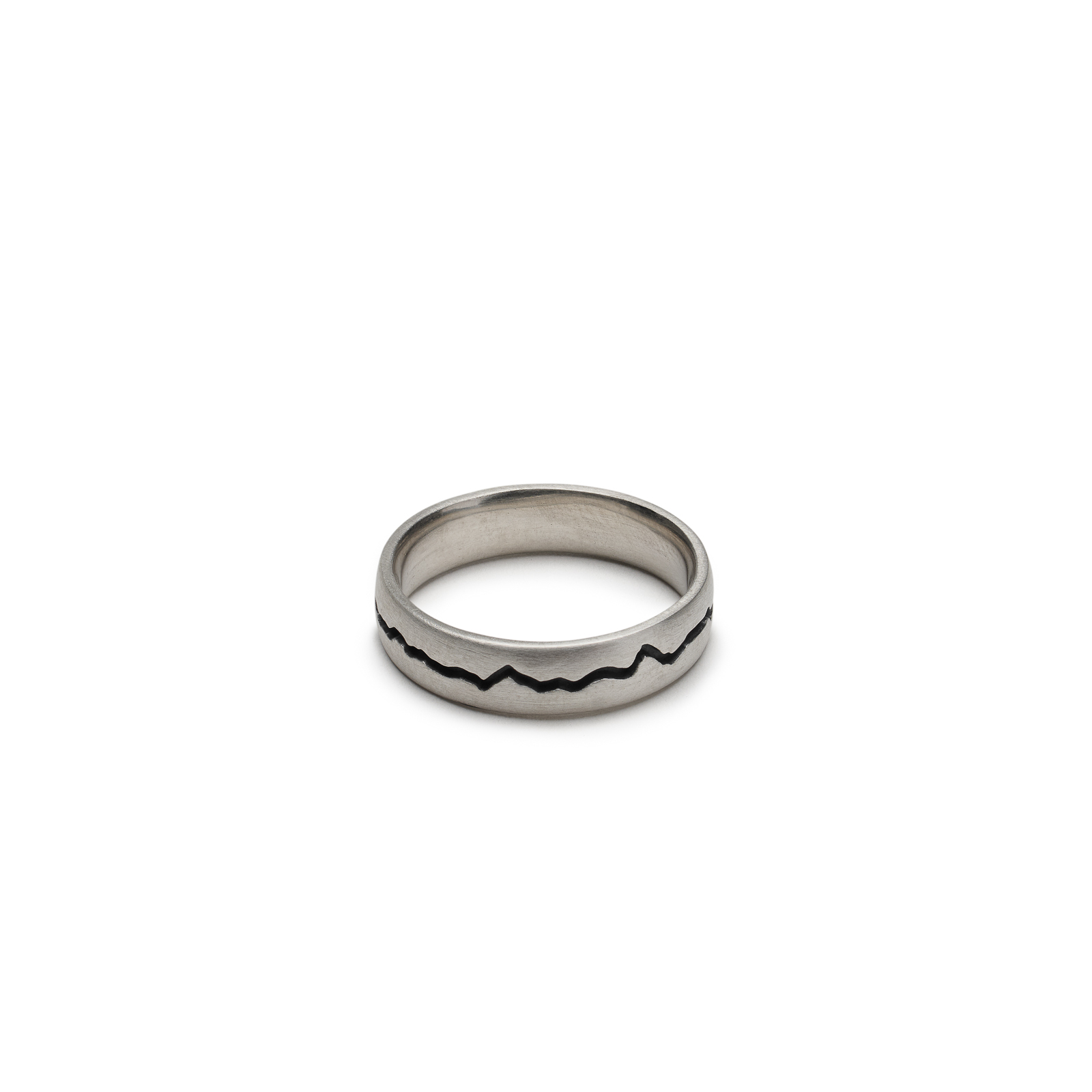 Colorado Trail Ring in sterling silver from the Journey Series